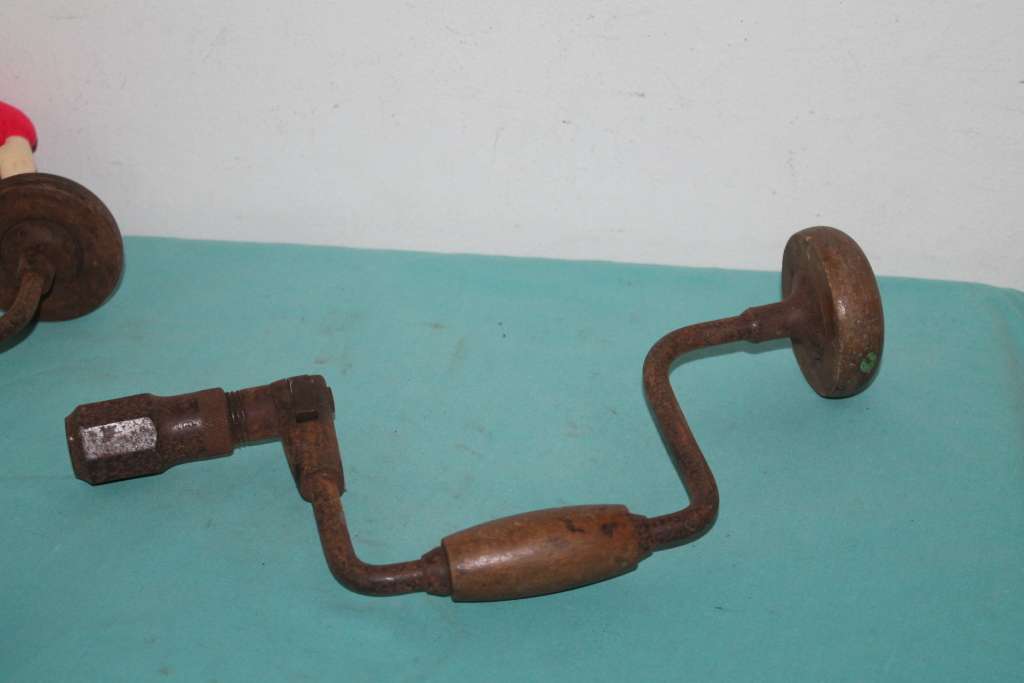 Tools 2 Drills with Bits, screwdriver and measure