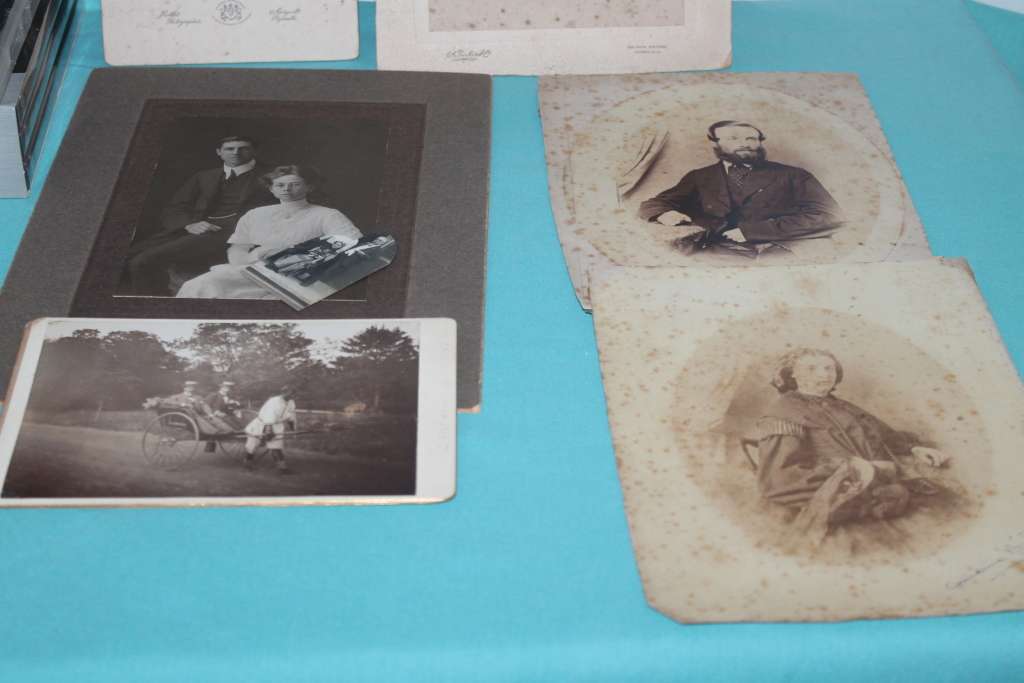 25 Old Black & White photos and some letters