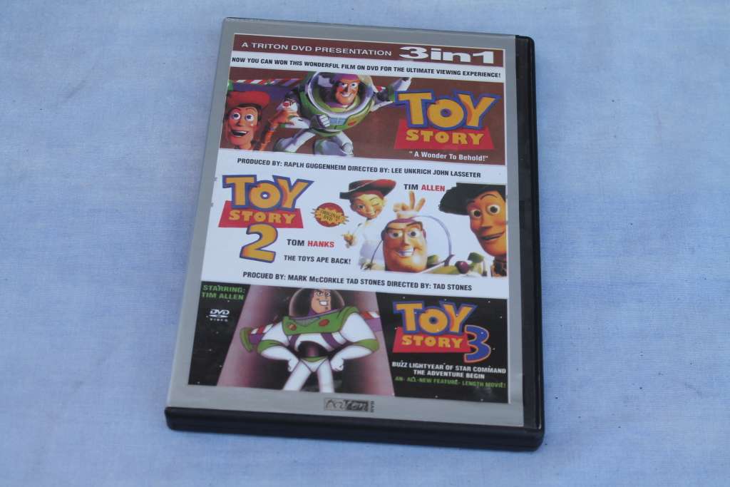Toy Story 1, 2 and 3