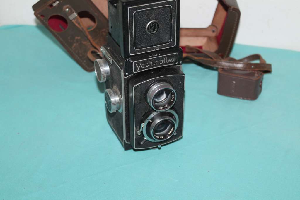 Yashicaflex Camera in Leather case
