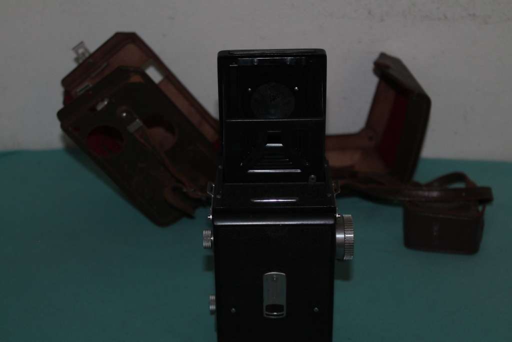 Yashicaflex Camera in Leather case