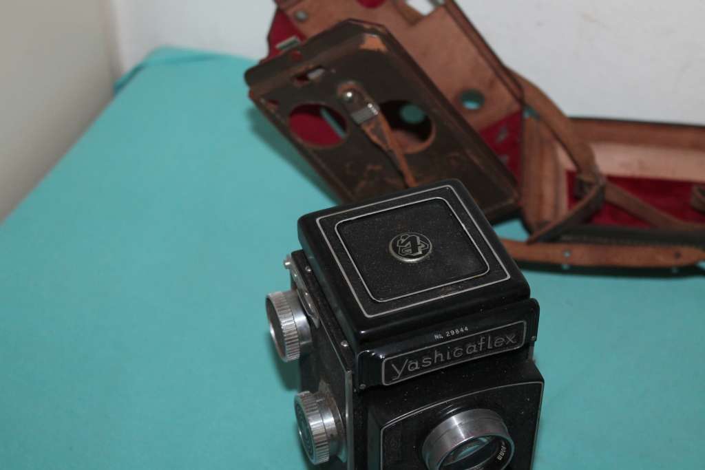 Yashicaflex Camera in Leather case