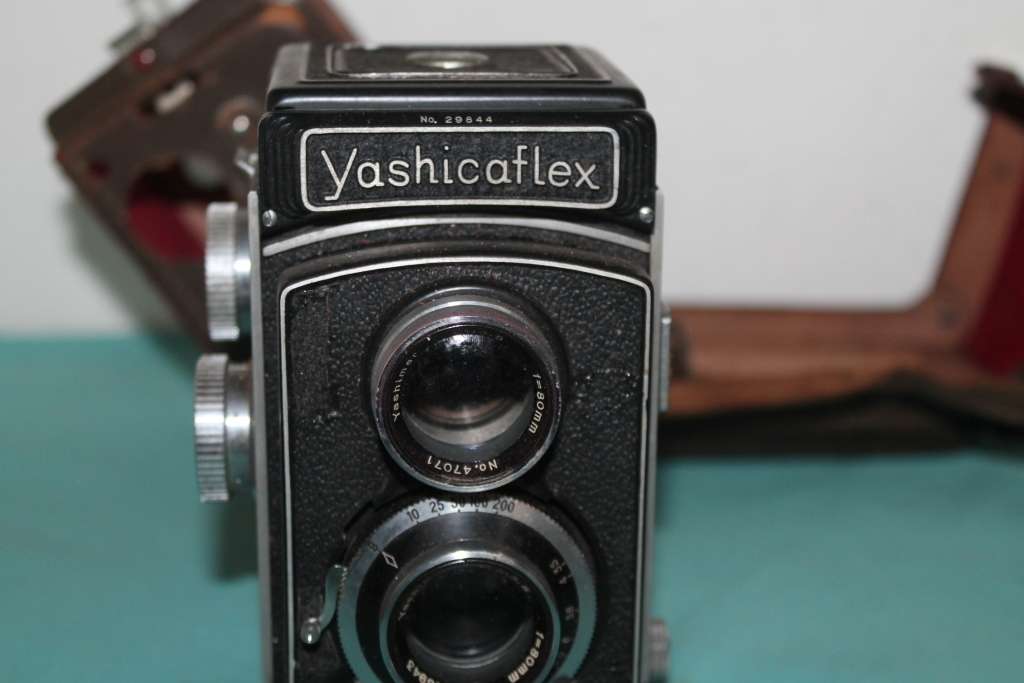 Yashicaflex Camera in Leather case