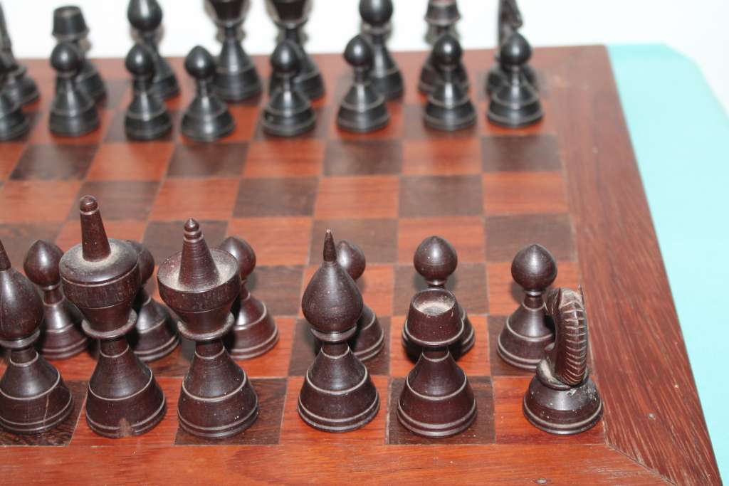 Wooden Chess set with board