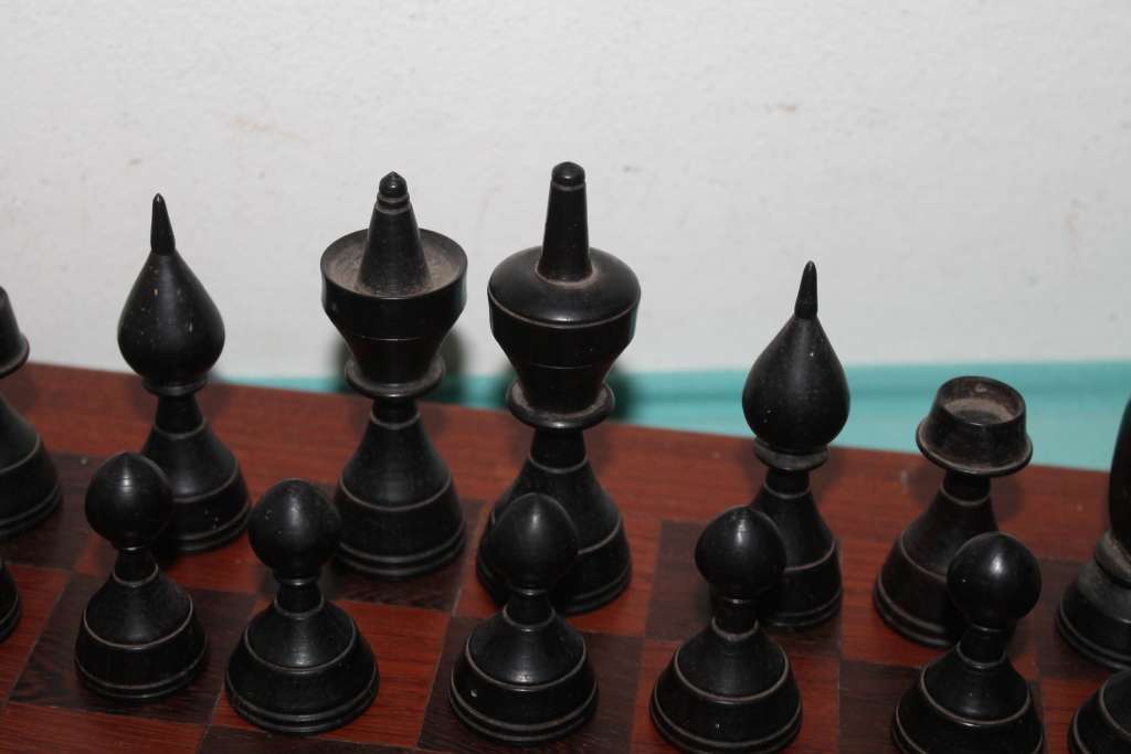 Wooden Chess set with board