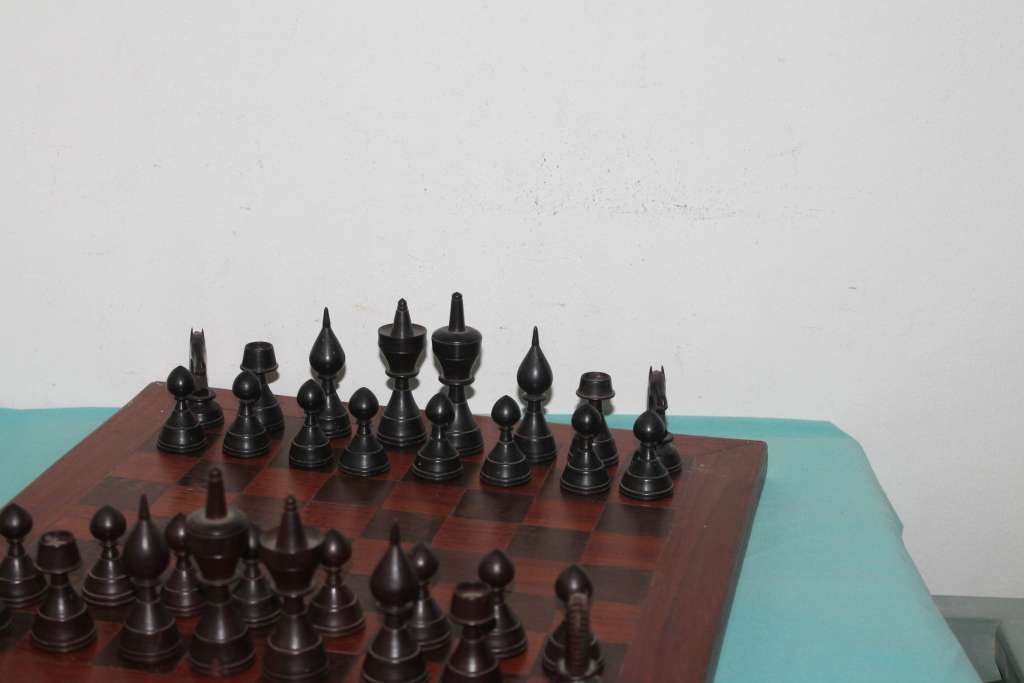 Wooden Chess set with board