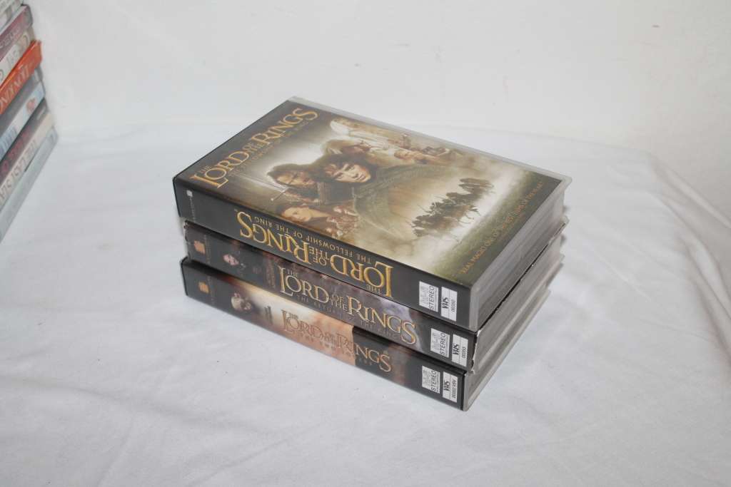 VHS Lord of the Rings x 3