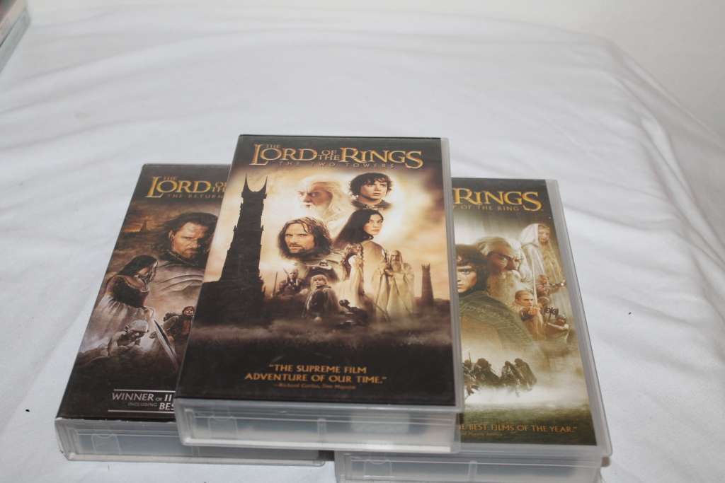 VHS Lord of the Rings x 3