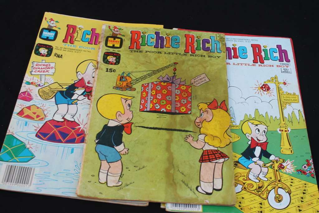 7 Richie Rich Comic`s