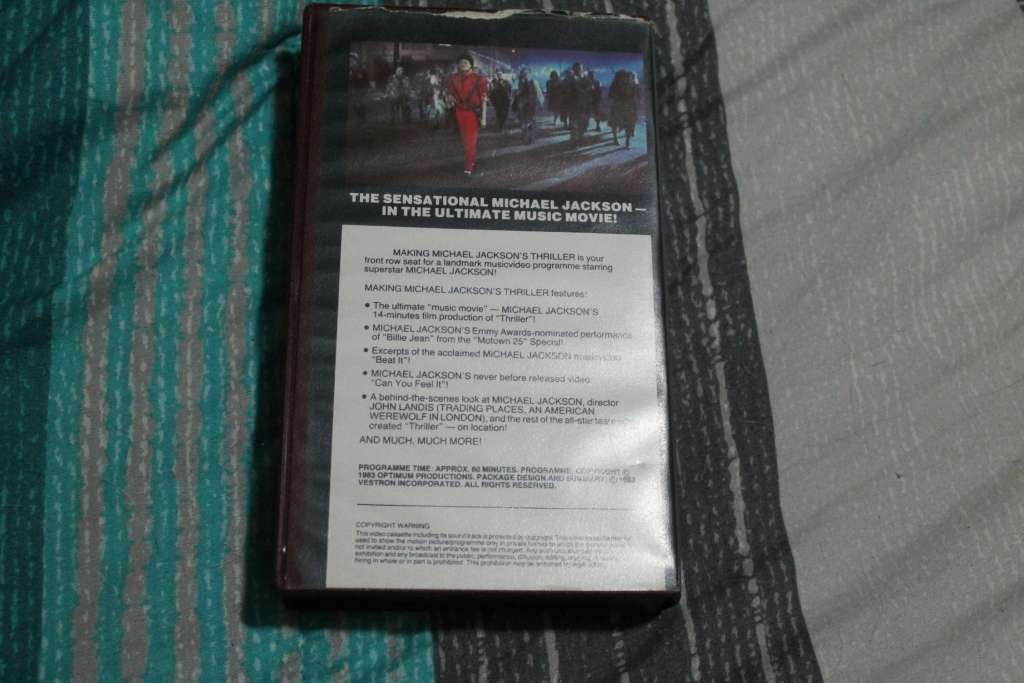 Making Michael Jackson`s Thriller VHS