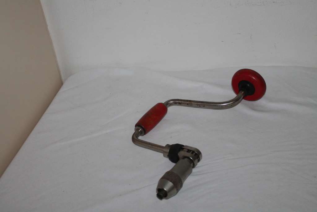 2 Hand drills with bits