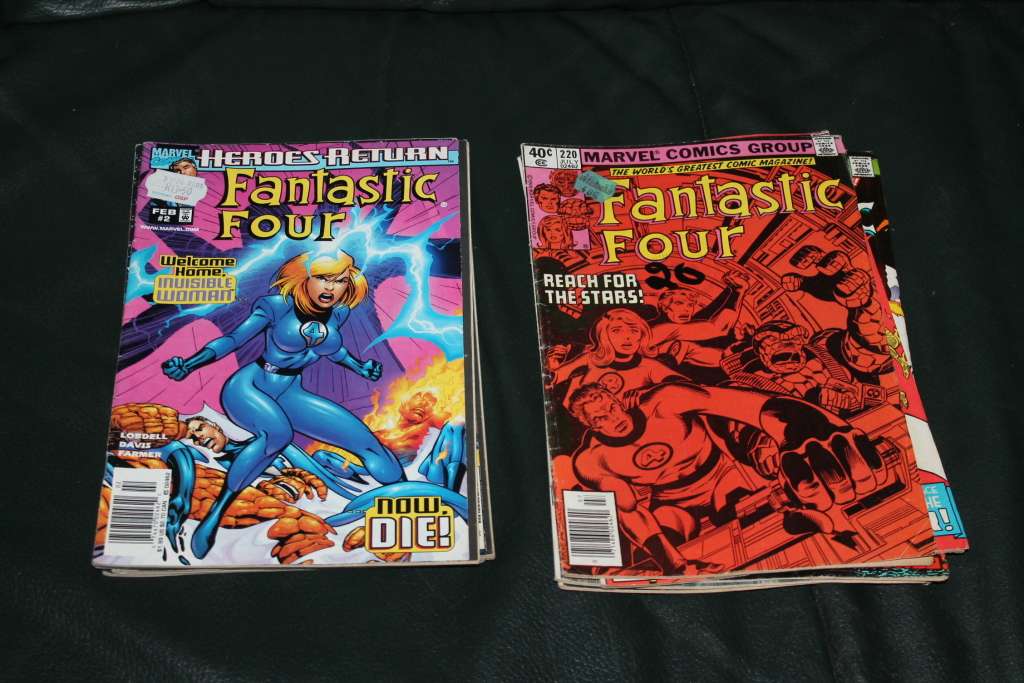 9 Fantastic Four Comic`s from 1980`s and 1990`s