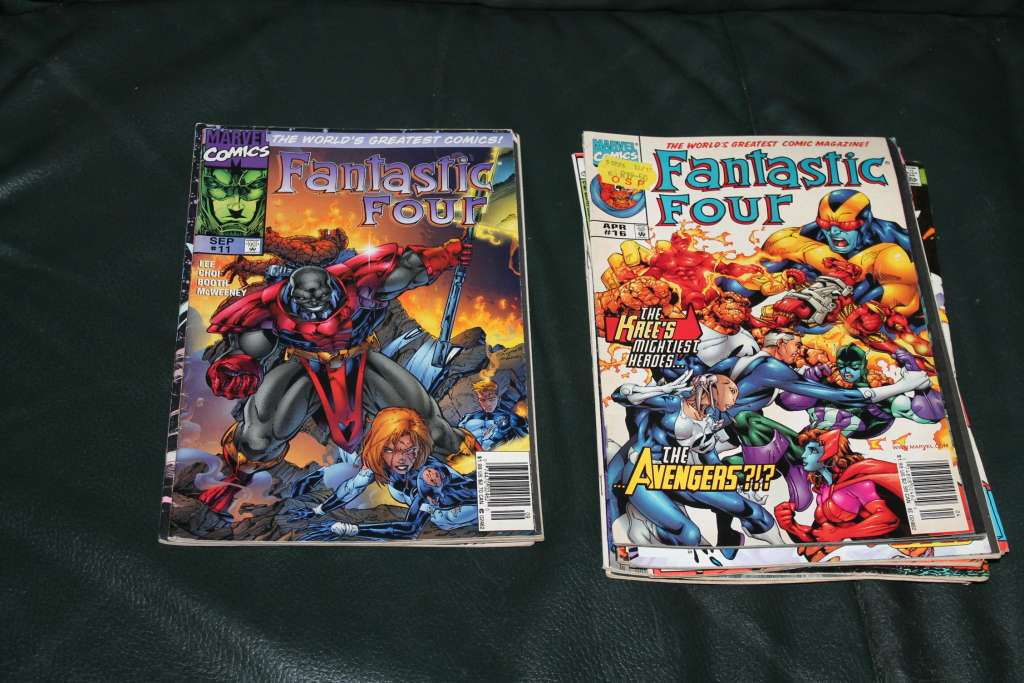 9 Fantastic Four Comic`s from 1980`s and 1990`s