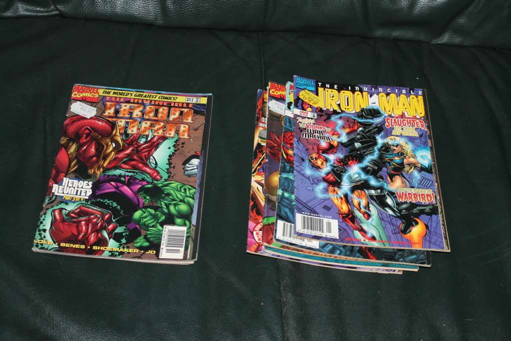 10 iron Man Comic`s from 1990`s