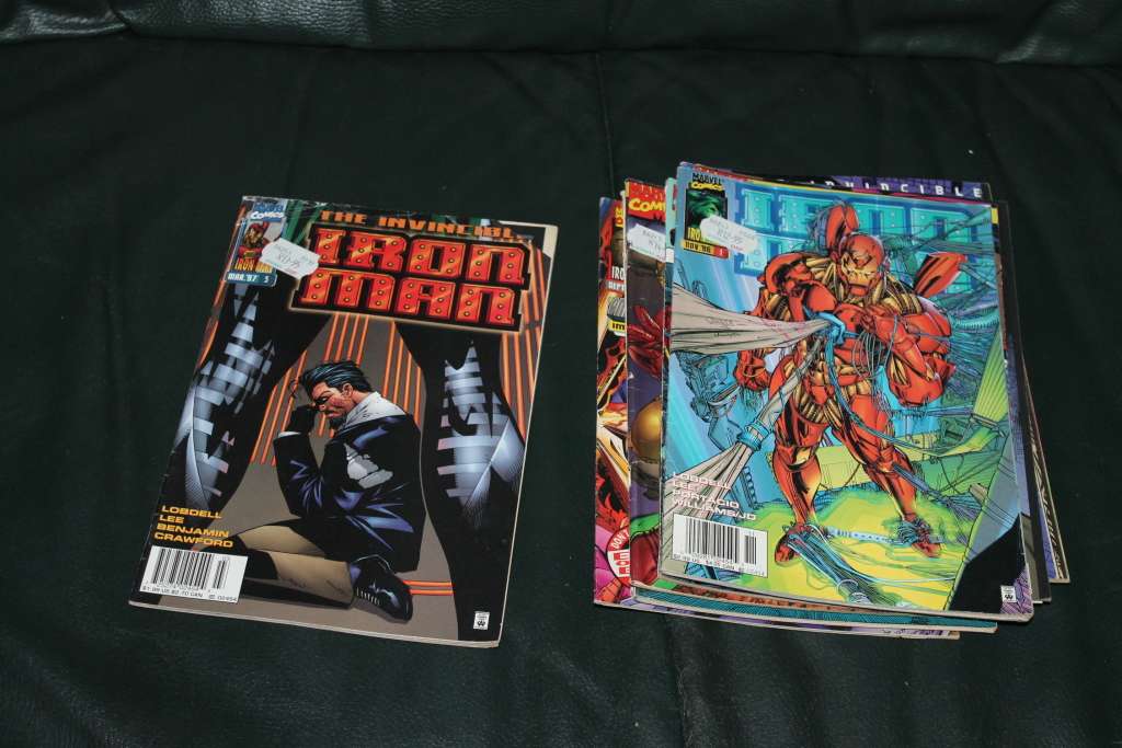 10 iron Man Comic`s from 1990`s