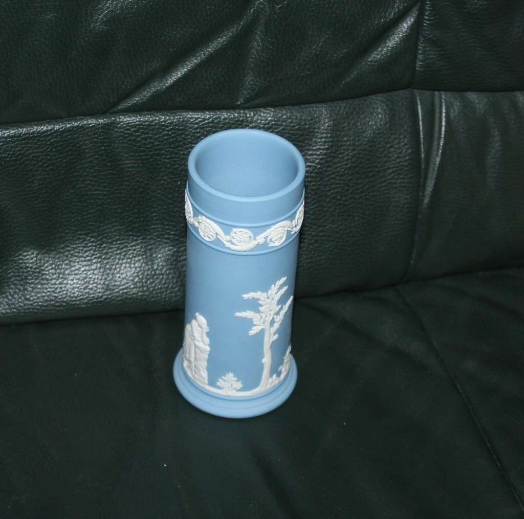 Blue Wedgwood Vase