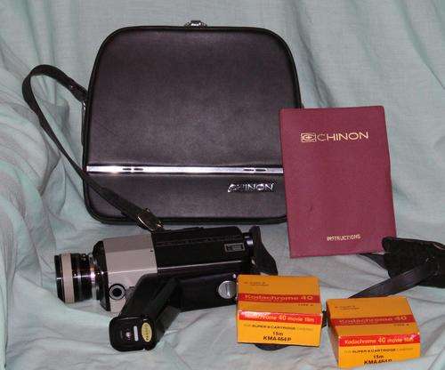 Chinon 471 Movie Camera with extra's