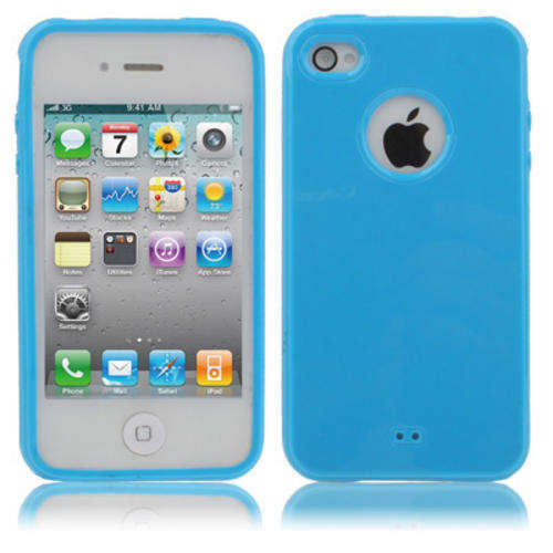 Smooth TPU Case for iPhone 4 & 4S , iPhone 4(CDMA) , Blue