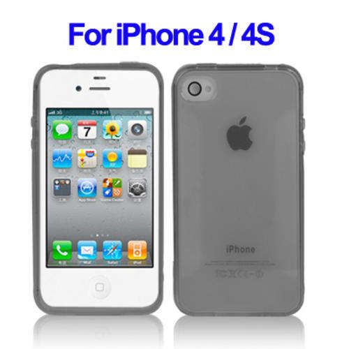 TPU Case for iPhone 4 / 4S (Gray)