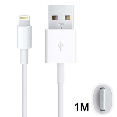 Lightning 8 Pin USB Sync Data / Charging Cable for iPhone 5, iPad mini, iTouch 5, Length: 1m