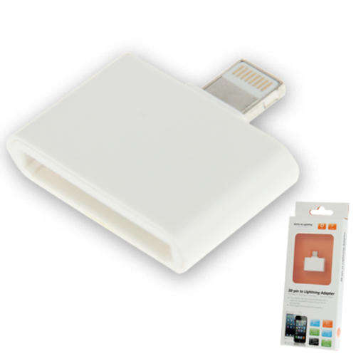 30 Pin Female to Lightning 8 Pin Male Adapter for iPhone 5 and 5s, iPad mini, iTouch 5