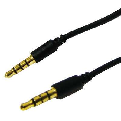 Car Stereo 3.5mm AUX-IN Input Cable for iPhone/ iPad/ iPod/ MP3, Length: 50cm