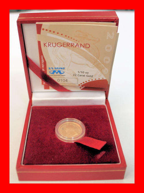 1/10 OZ PROOF KRUGER RAND