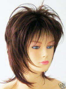 NEW STYLISH DARK BROWN HAIR WIG