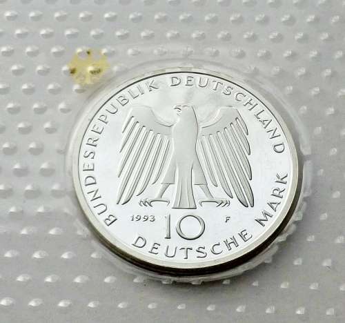 10 DM >> SILVER / PROOF / COIN > SEALED ORIGINAL FROM THE GERMAN MINT > "1,000 years of Potsdam"