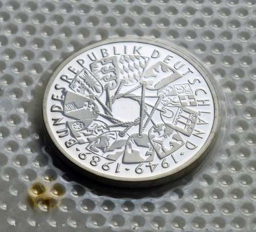 10 DM ( MARK ) >> PROOF >> SILVER Commemorative Coin >> GERMANY 1989