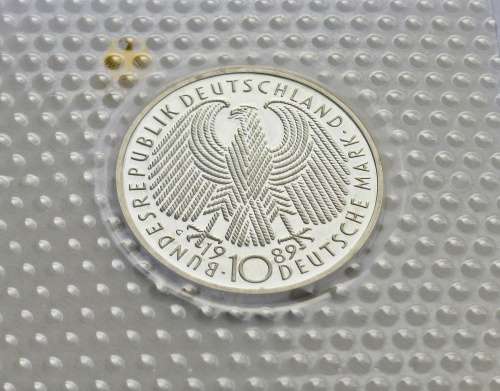 10 DM ( MARK ) >> PROOF >> SILVER Commemorative Coin >> GERMANY 1989