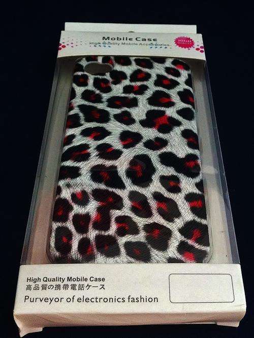 LEOPARD PATTERN IPHONE 4/4S MOBILE CASE ( RED )