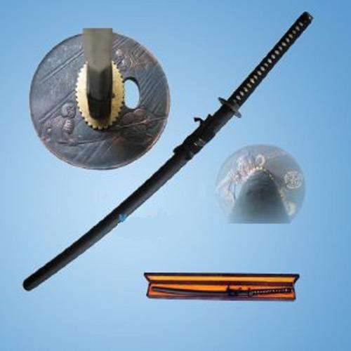 Full Tang Handmade Sharp Nobunaga Samurai Katana Sword with Display Case
