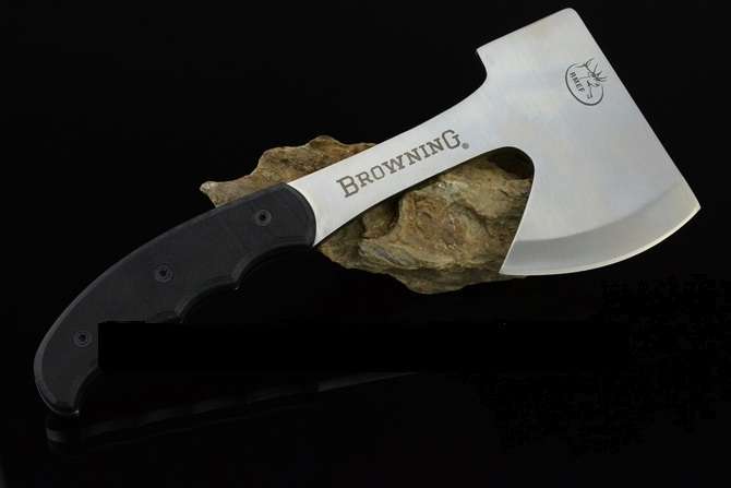 Browning 478 high quality hunter survival axe outdoor tools cutter axe-G10 handle - 2 on Auction!!
