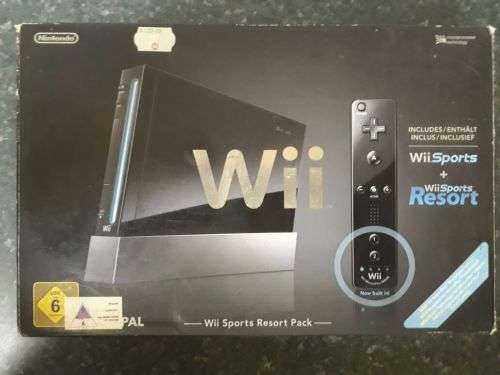 WII Sport package black console