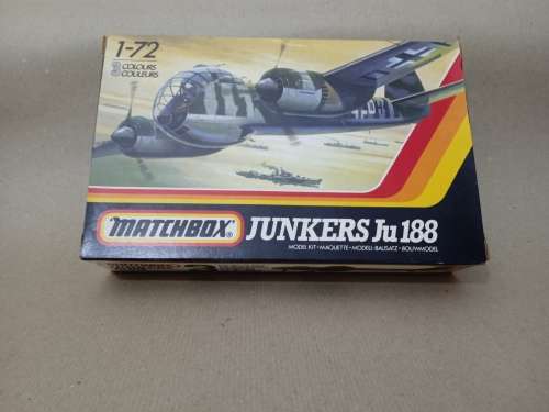 Scale Model Kit 1:72  Junkers Ju 188 PK-109 - Matchbox