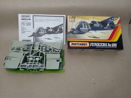 Scale Model Kit 1:72  Junkers Ju 188 PK-109 - Matchbox