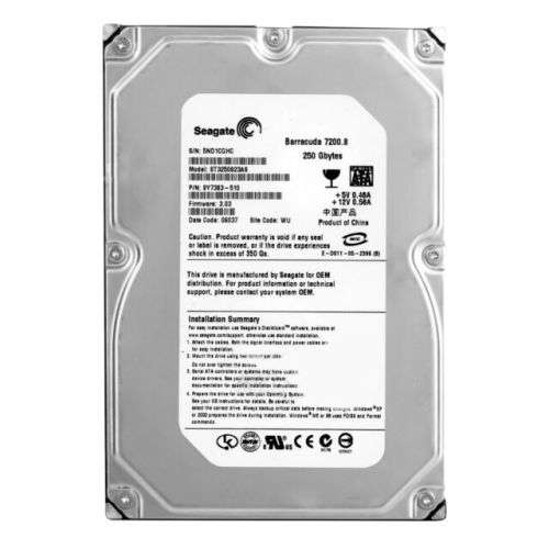 Seagate Barracuda 250GB 3.5` HDD