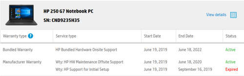 HP 250 G7 i5-8265U 4GB RAM 1TB HDD 15.6" Win 10 Notebook