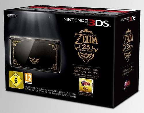 NINTENDO 3DS LEGEND OF ZELDA 25TH ANNIVERSARY LIMITED COLLECTORS EDITION