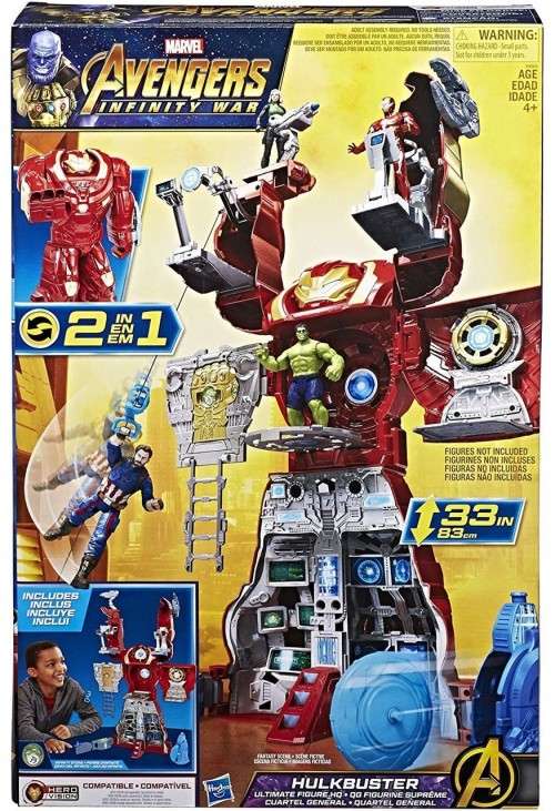 ORIGINAL HASBRO MARVEL AVENGERS: INFINITY WAR HULKBUSTER HQ (HUGE!!)