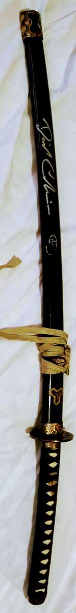 2003 KILL BILL BEATRICE'S HANZO KATANA AUTOGRAPHED BY THE LATE DAVID CARRADINE (1936-2009) WITH COA!