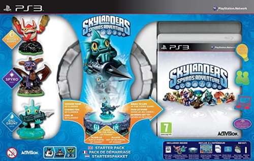 PS3 - SKYLANDERS - SPYRO'S ADVENTURE STARTER PACK! 3 FIGURES, PORTAL AND GAME
