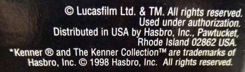 1998 KENNER - STAR WARS - 30CM HAN SOLO AND CARBONITE  PRISON