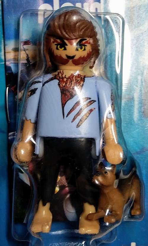 PLAYMOBIL - WEREWOLF and DOG -RARE