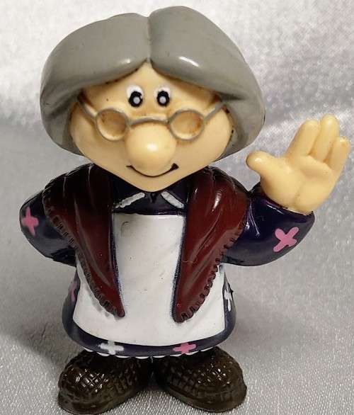 POSTMAN PAT CHARACTERS - MRS. GOGGINS (APROX 4-5CM SOLID RUBBER)