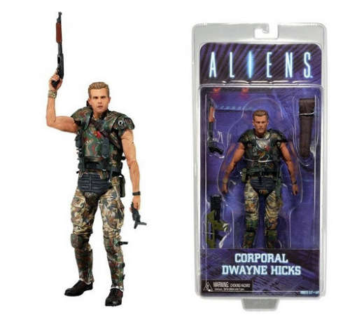 2013 NECA - Aliens Series 1 Corporal Dwayne Hicks Colonial Marine Action Figure 18cm