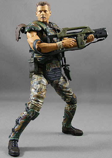 2013 NECA - Aliens Series 1 Corporal Dwayne Hicks Colonial Marine Action Figure 18cm