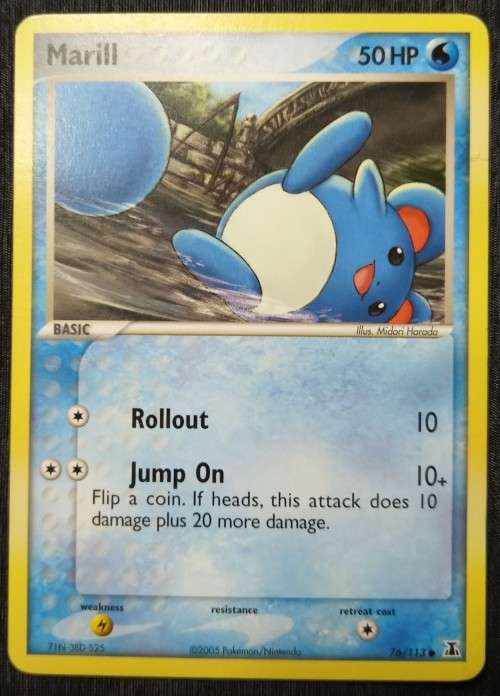 POKEMON CARDS - Marill - 76/113 - Ex Delta Species Singles