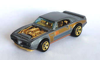 Mattel HOT WHEELS / HOTWHEELS - Satin and Chrome Custom 67` Pontiac Firebird